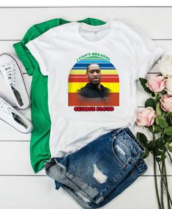 RIP George Floyd I Can't Breathe t shirt RJ22