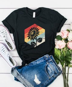 Retro Sunflower t shirt RJ22