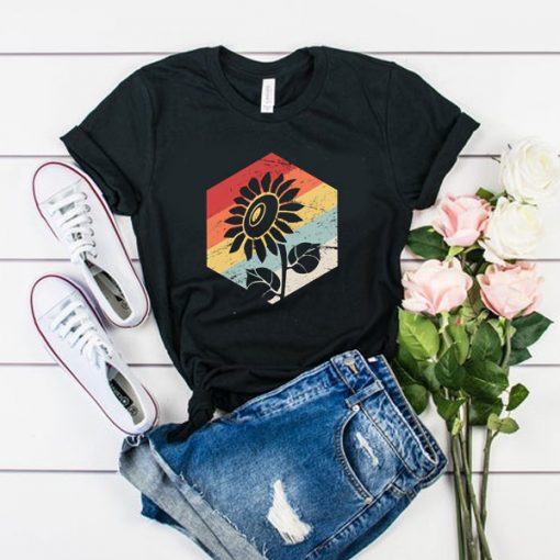 Retro Sunflower t shirt RJ22