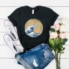 The great wave off Kanagawa Godzilla t shirt RJ22