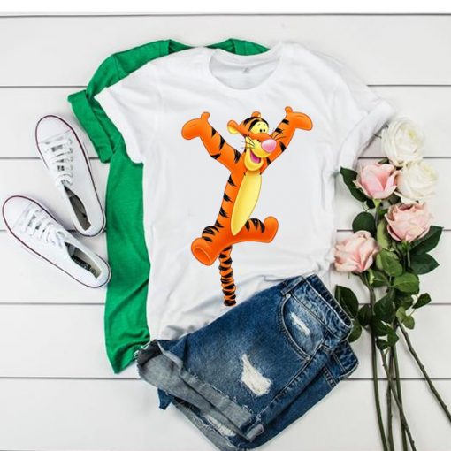 Tigger Tiger The House at Pooh Corner Funny Cartoon Men Women Unisex t shirt RJ22