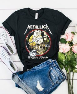 Distressed Metallica t shirt RJ22