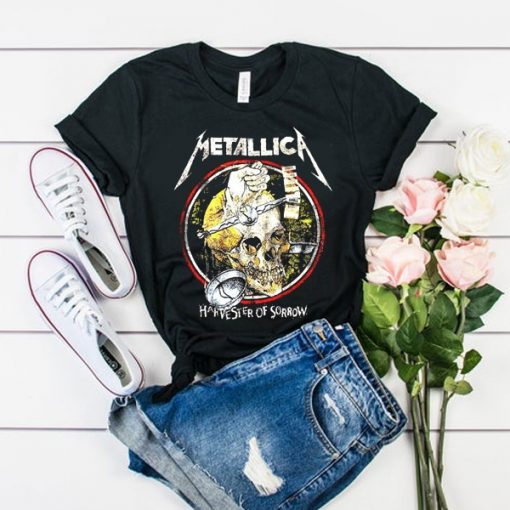 Distressed Metallica t shirt RJ22