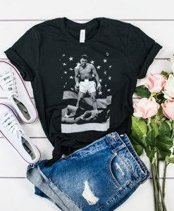 Muhammad Ali Standing t shirt RJ22