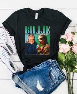 Billie Eilish 90s Vintage Black t shirt RJ22