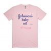 Johnson’s baby oil logo t shirt Rj22