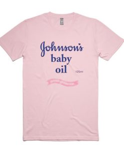 Johnson’s baby oil logo t shirt Rj22