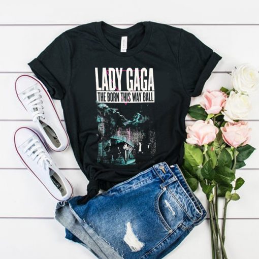 Lady gaga Born This Way 2013 Tour t shirt RJ22