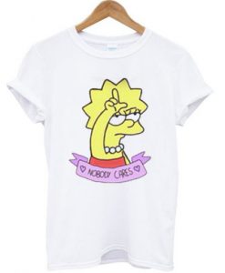 Lisa Simpson Nobody Cares t shirt RJ22