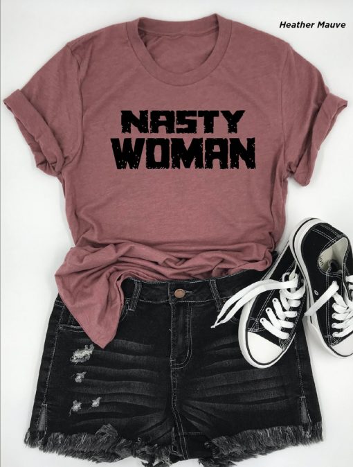 Nasty Woman Kamala Harris, Dump Trump, Nasty Woman Unite, Women's March on Washington, Hillary Clinton Debate t shirt RJ22