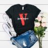 Palm angels X Vlone TEE Flames t shirt RJ22