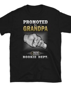 Promoted to grandpa 2020 t shirt RJ22