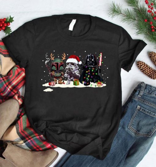 Star War Funny Christmas t shirt RJ22