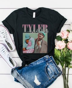 Tyler The Creator 90s Vintage Black Rapper t shirt RJ22