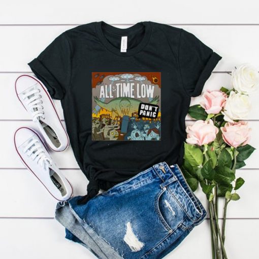 All Time Low Don't Panic t shirt RJ22