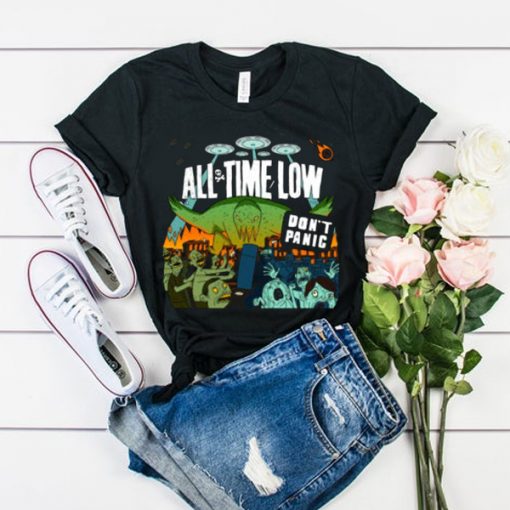 All Time Low Don't Panic tshirt RJ22