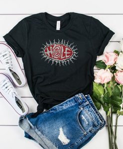 Hole Logo Grunge Band Courtney Love t shirt RJ22