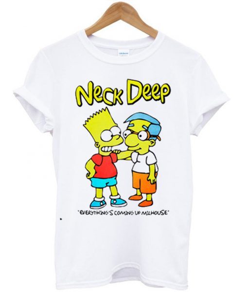 Neck Deep Bart Simpson t shirt RJ22