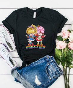 Rainbow Brite Strawberry Shortcake Besties t shirt RJ22