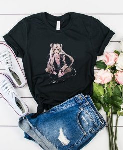 Sailor Moon Tattoo Girl t shirt RJ22