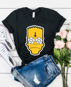 Satanic Bart Simpson t shirt RJ22