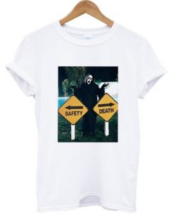 Scream Safety or Death Graphic t shirt RJ22