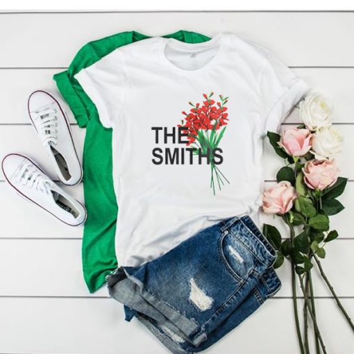 The smiths flowers t shirt RJ22