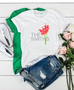 The smiths flowers white t shirt RJ22