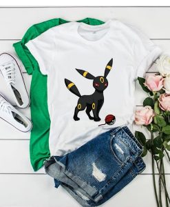 Umbreon Silhoutte Pokemon t shirt RJ22