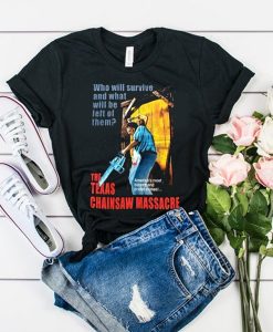 Vintage The Texas Chainsaw Massacre Movie t shirt RJ22