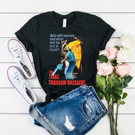 Vintage The Texas Chainsaw Massacre Movie t shirt RJ22