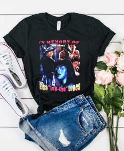 in memory of lisa left-eye lopes t shirt RJ22