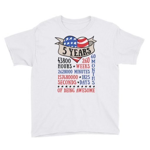 5th Birthday t shirt RJ22