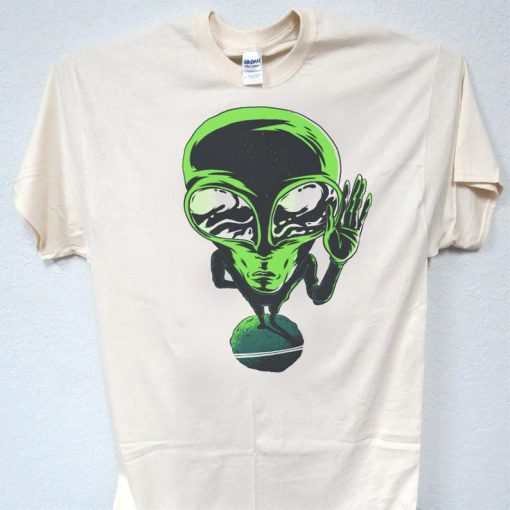 ALIEN GREETING Vintage Retro t shirt RJ22