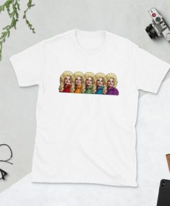 Dolly Parton Rainbow t shirt LGBT RJ22