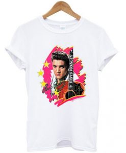 Elvis Presley The King Vintage With Guitar t shirt RJ22