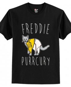 Freddie Purrcury Cat Parody t shirt RJ22