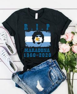 Rip Diego Maradona 1960 2020 t shirt RJ22