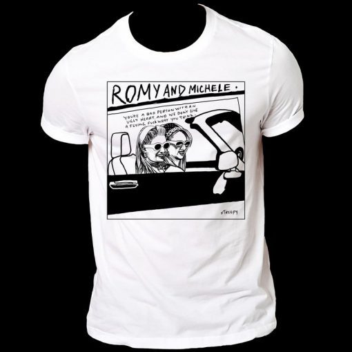 Romy and Michele Sonic Youth t shirt RJ22