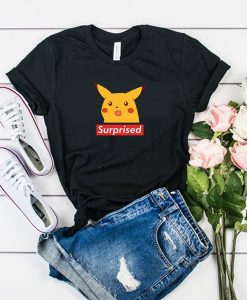 Surprised Pikachu t shirt RJ22