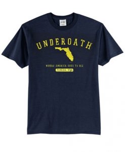 Underoath Florida Where America Goes To Die t shirt RJ22