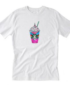 Unicorn Starbucks Sticker t shirt RJ22