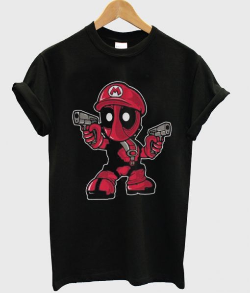 deadpool mario t shirt RJ22