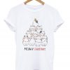 meowy christmas t shirt RJ22