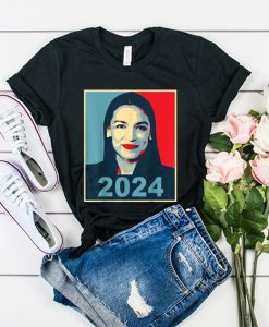 AOC for President 2024 t shirt RJ22