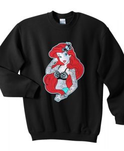 Ariel Daddy's Lil Mermaid Tattoo sweatshirt RJ22