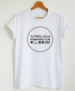 Autres Lieux Somewhere Else t shirt RJ22