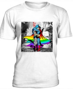 Batman vs Superman Gay Pride t shirt RJ22