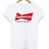 Budweiser King of Beers t shirt RJ22