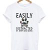 Easily Distracted By Jeeps And Dogs t shirt RJ22